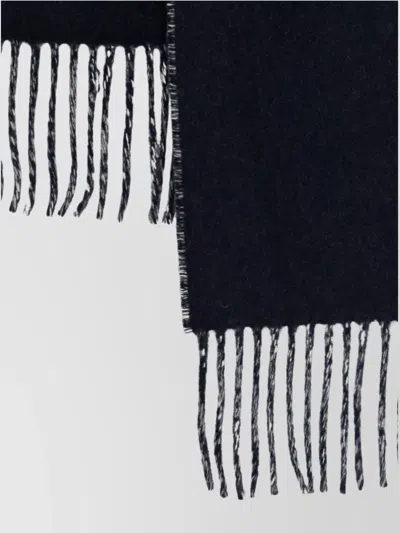 Jacquemus The Brushed Wrap Scarf With Fringed Detail