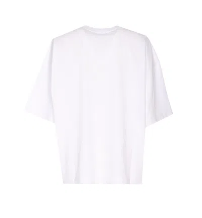 Alexander Wang Women Logo Boxy T-shirt With Rhinestone Star In White