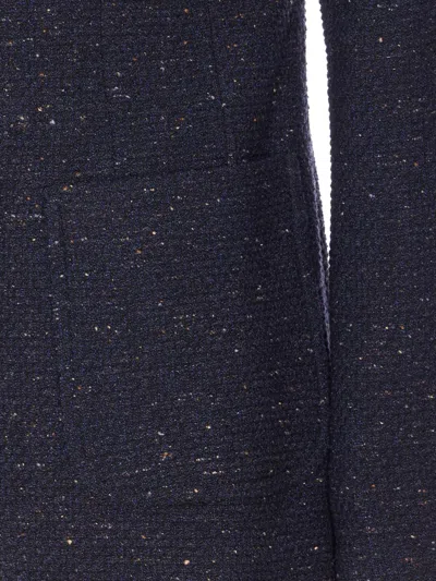 Circolo 1901 Tailored Jacket With Notch Lapel And Pockets In Blue
