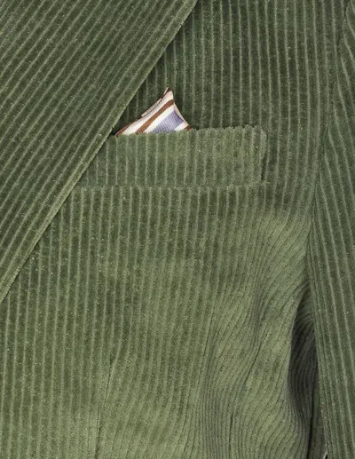 Circolo 1901 Long Sleeve Single Breasted Jacket With Pocket In Green