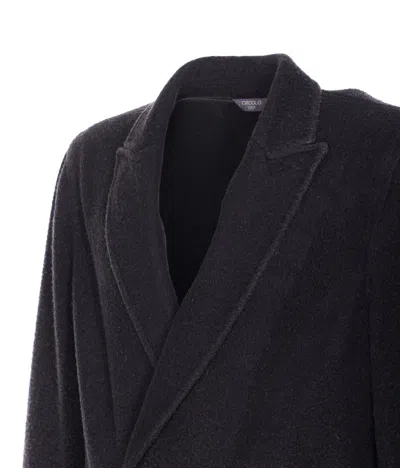 Circolo 1901 Double-breasted Jacket Featuring Pockets In Multi