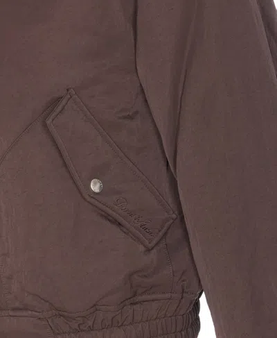 Dunst Brown Padded Jacket With Frontal Zip Closure In Brown