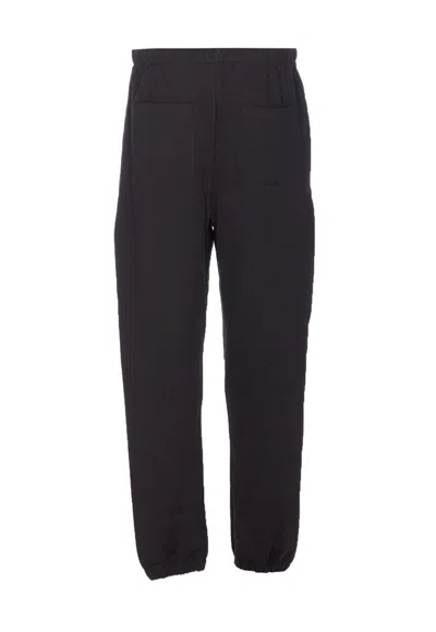 Ih Nom Uh Nit Comfortable Track Pants Elastic Waist In Black