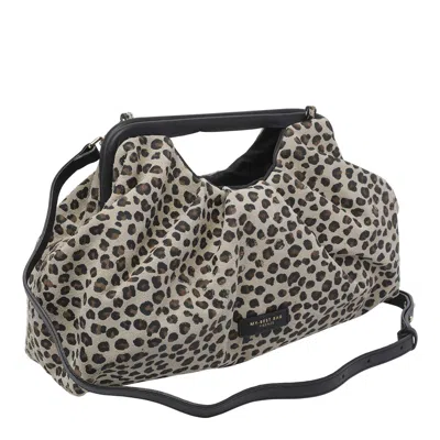 My Best Bag Firenze Animal Print Leather Cross-body Satchel In Multi