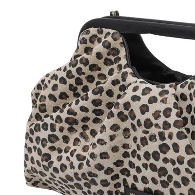 My Best Bag Firenze Animal Print Leather Cross-body Satchel In Multi