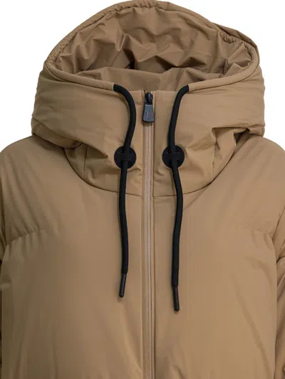 Moncler Ski Jacket With Hood And Pockets In Multi