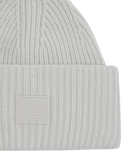 Acne Studios Hats In White