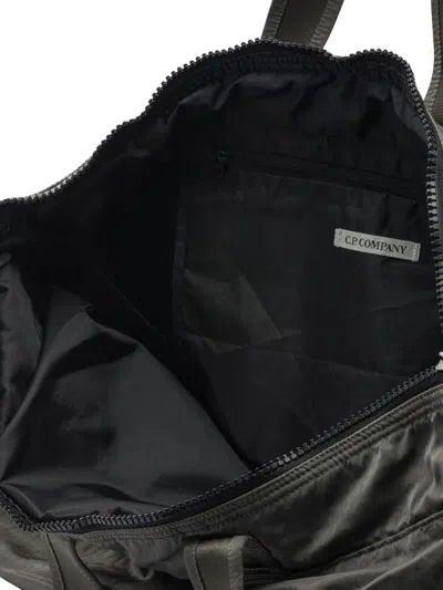 C.p. Company Shoulder Bag "nylon B" In Gray