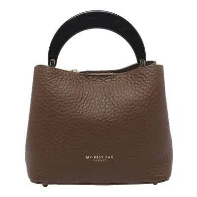 My Best Bag Firenze Versatile Shoulder Bag Detachable Strap In Brown