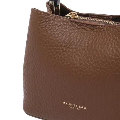 My Best Bag Firenze Versatile Shoulder Bag Detachable Strap In Brown