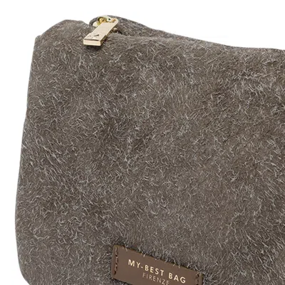 My Best Bag Firenze Chain Detail Shoulder Bag With Detachable Strap In Brown