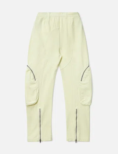 Entire Studios Cargo Zip Pants In White