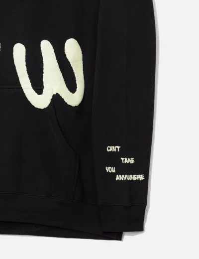 Saintwoods Puffed Logo Hoodie In Black