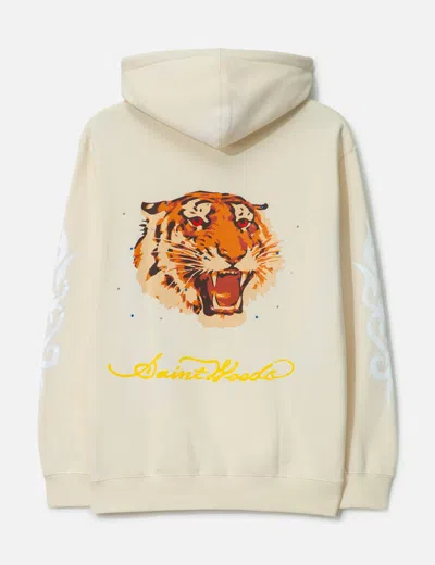 Saintwoods Tiger Hoodie In Nude