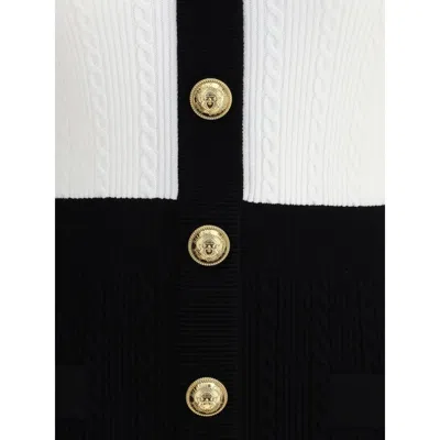 Balmain Two-tone "bodycon" Dress In Multi