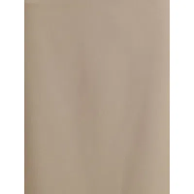 Brunello Cucinelli Women Satin Midi Skirt In Brown