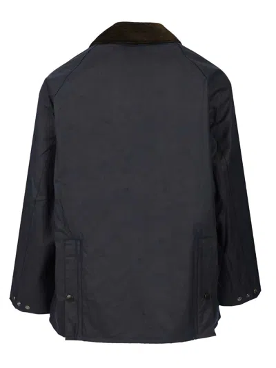 Barbour X Paul Smith Ba X Paul Smith Transp Wax Jkt Aw25 Wax Cot Outw Jackets Blue In Blue