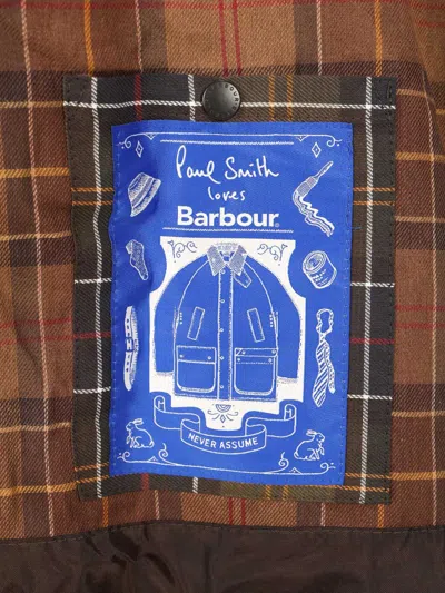 Barbour X Paul Smith Ba X Paul Smith Transp Wax Jkt Aw25 Wax Cot Outw Jackets Blue In Blue