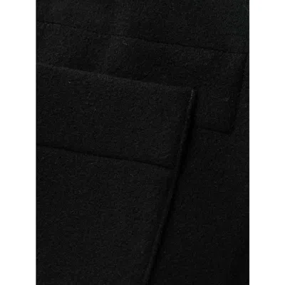 Lemaire Black Coats In Black