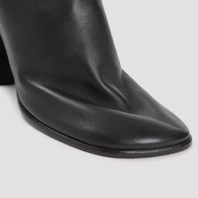 Lemaire 80mm Anatomic Zip-detail Block-heel Boots In Black