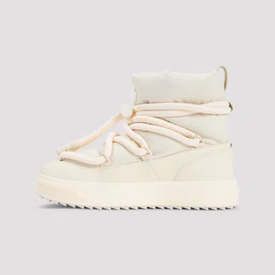 Moncler High-top Snow Boots Padded Collar In Neutral