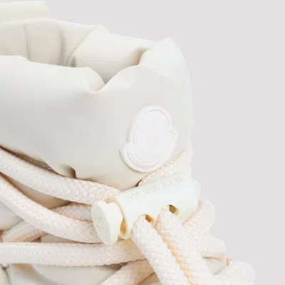 Moncler High-top Snow Boots Padded Collar In Neutral