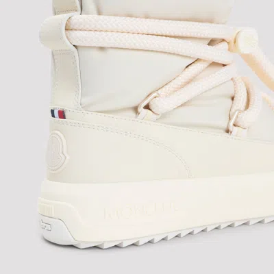 Moncler High-top Snow Boots Padded Collar In Neutral