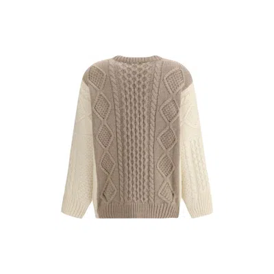 Ella Cream Cashmere Cashmere Sweater In Brown