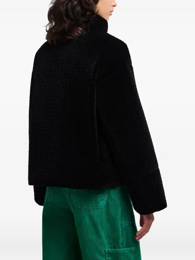Emporio Armani Coats Blacks And Greys In Black