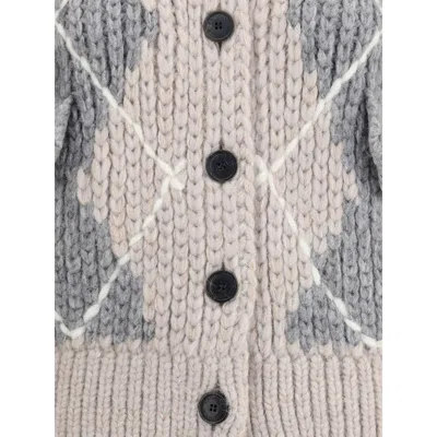 Ermanno Scervino Argyle-pattern Knitted Cardigan In Multi