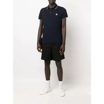 Moncler Cotton Sweaters In Black