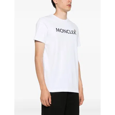 Moncler Cotton T Shirts In White