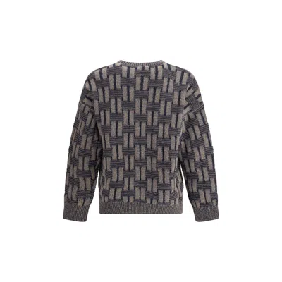 Giorgio Armani Men Crewneck Sweater In Black