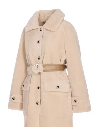 Urbancode Wool Coat In Neutral
