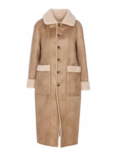 Urbancode Wool Coat In Neutral