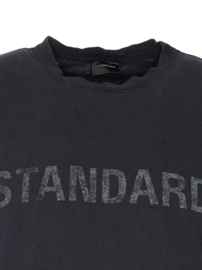 Balenciaga "standard" T-shirt By Bb In Black
