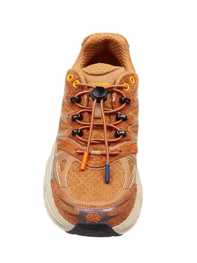 Barracuda Round-one Sneakers In Technical Fabric And Suede In Brown