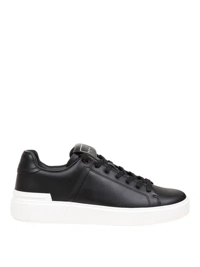 Balmain Sports Shoes With Logo In Black