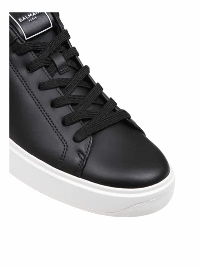 Balmain Sports Shoes With Logo In Black