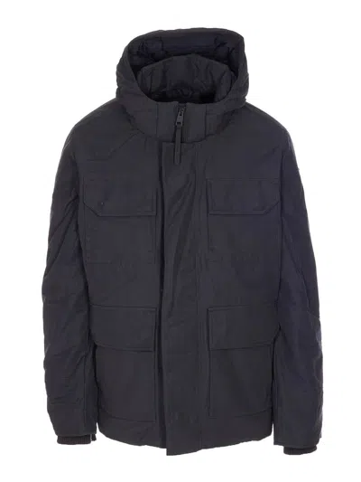 Canada Goose Maitland Padded Cotton-blend Canvas Down Parka In Black