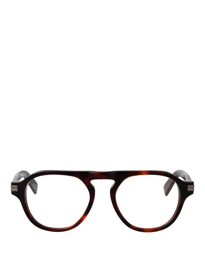 Ermenegildo Zegna Glasses In Brown