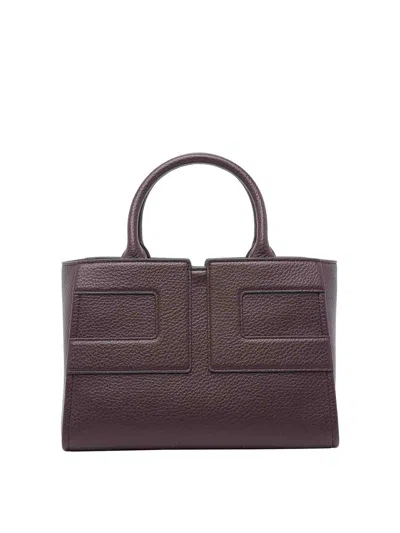 Elisabetta Franchi Merlot Handbag In Purple