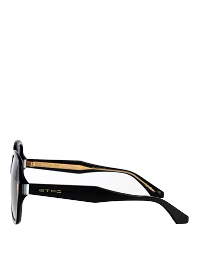 Etro Square-frame Sunglasses In Black