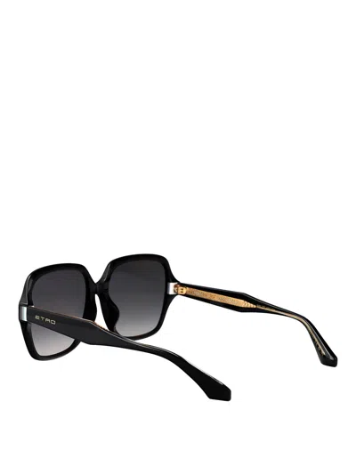 Etro Square-frame Sunglasses In Black