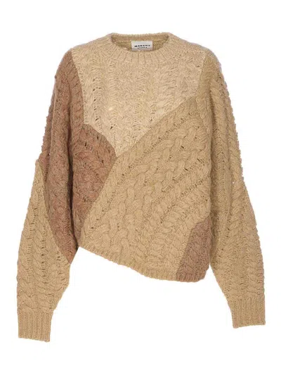 Isabel Marant Étoile Isabel Marant Etoile Multicolor Acrylic Blend Daryl Sweater In Nude
