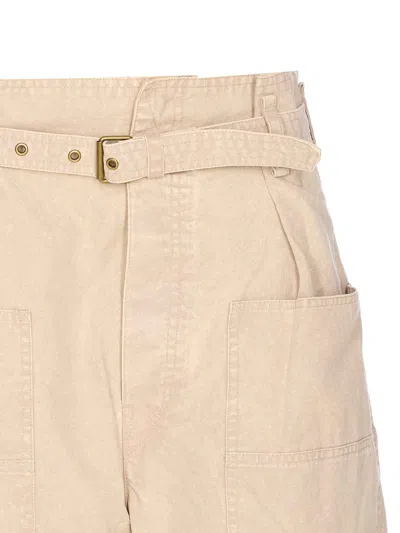 Isabel Marant Étoile Etoile Beige Mathilda Pans In Multi