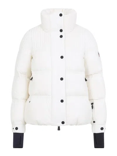 Moncler Anglin Padded Jacket With Logo-patch In Multi