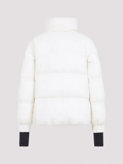 Moncler Anglin Padded Jacket With Logo-patch In Multi