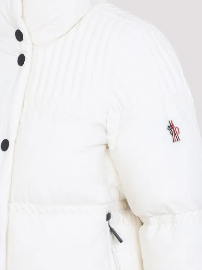 Moncler Anglin Padded Jacket With Logo-patch In Multi