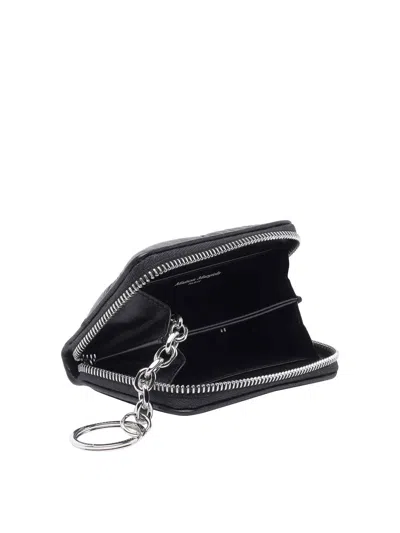 Maison Margiela "zipper Around" Wallet In Black